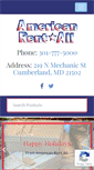 Mobile Screenshot of american-rent-all.com
